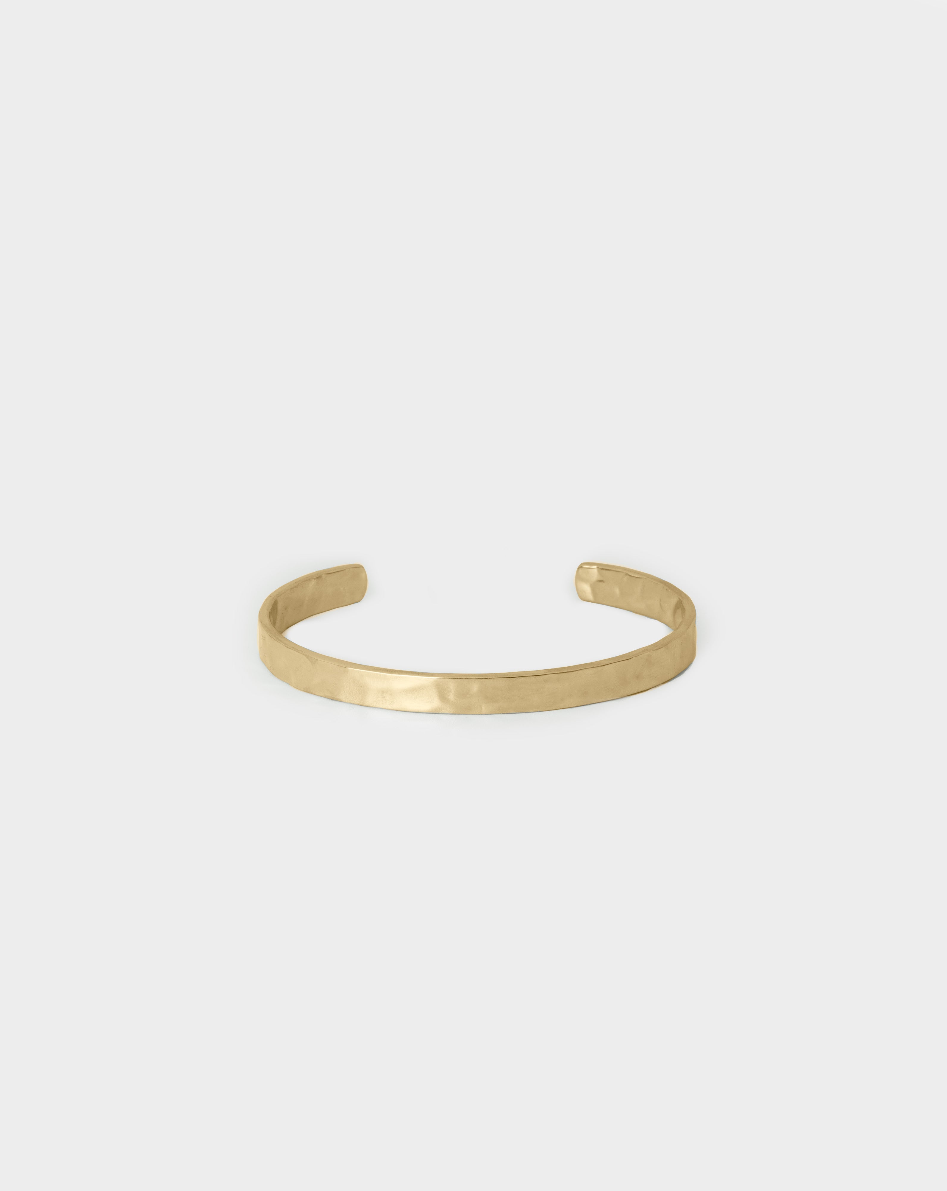 Men's Gold Bracelet, Bangle front Acardi. Minimalistic. Men's jewellery.