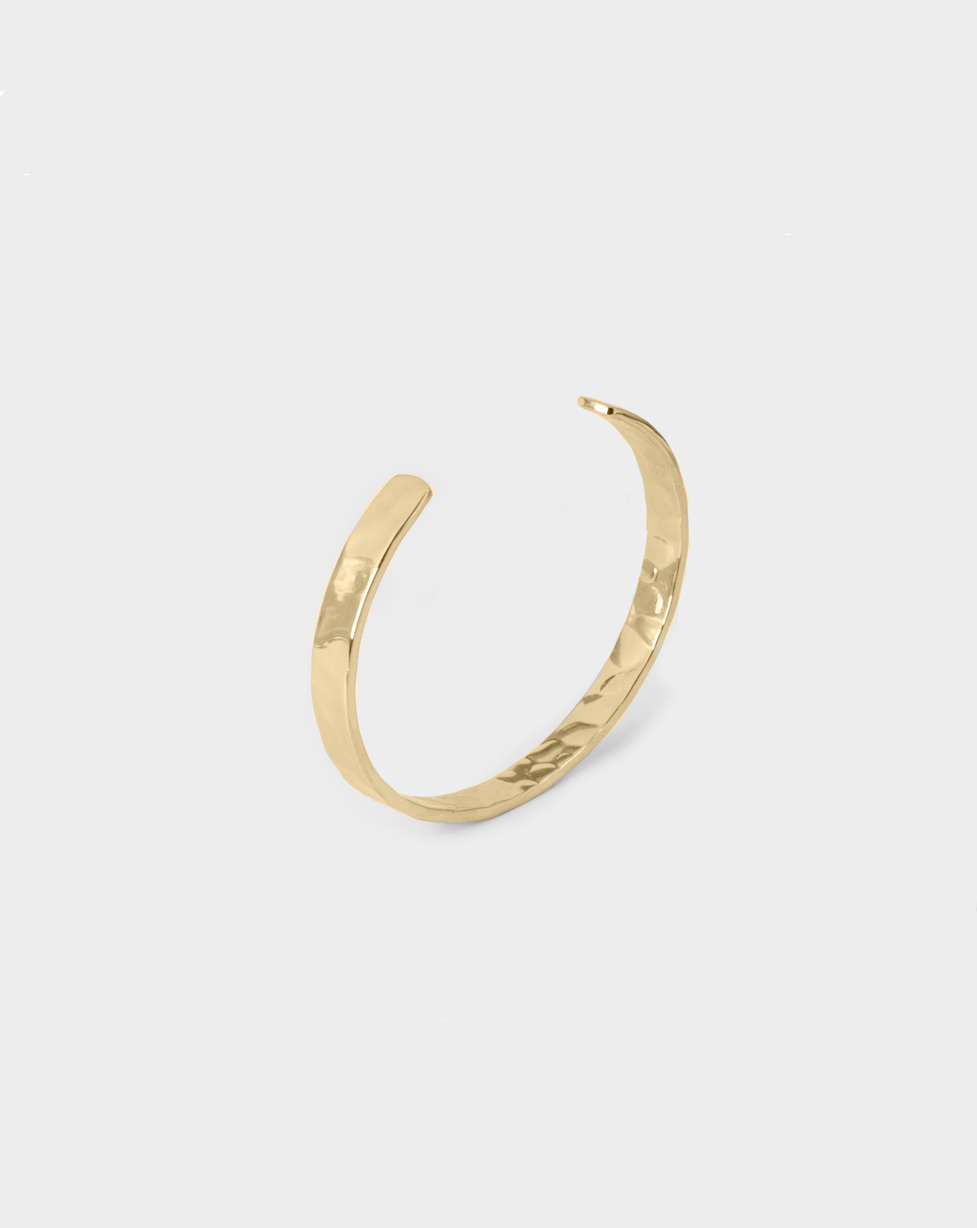 Men's Gold Bracelet, Bangle Side Acardi. Minimalistic. Men's jewellery.