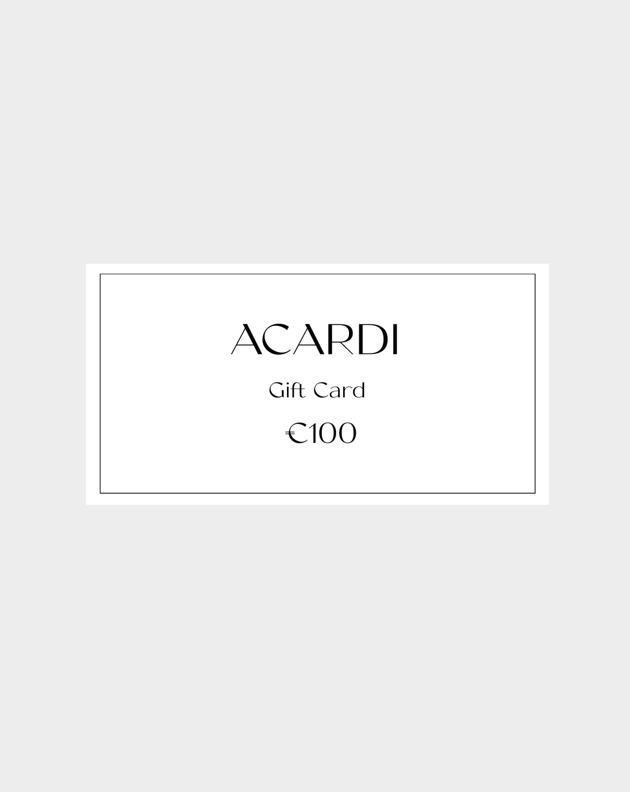 Digital Gift Card | €100