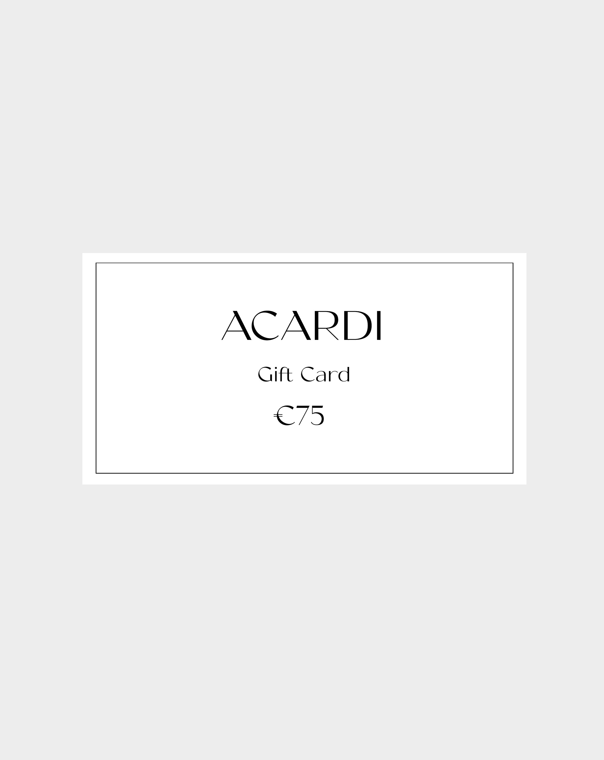 Digital Gift Card | €75