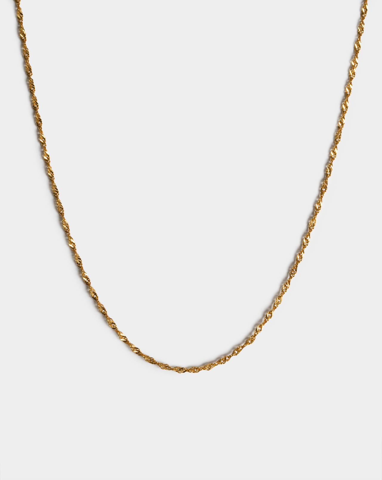 Curved Chain Necklace