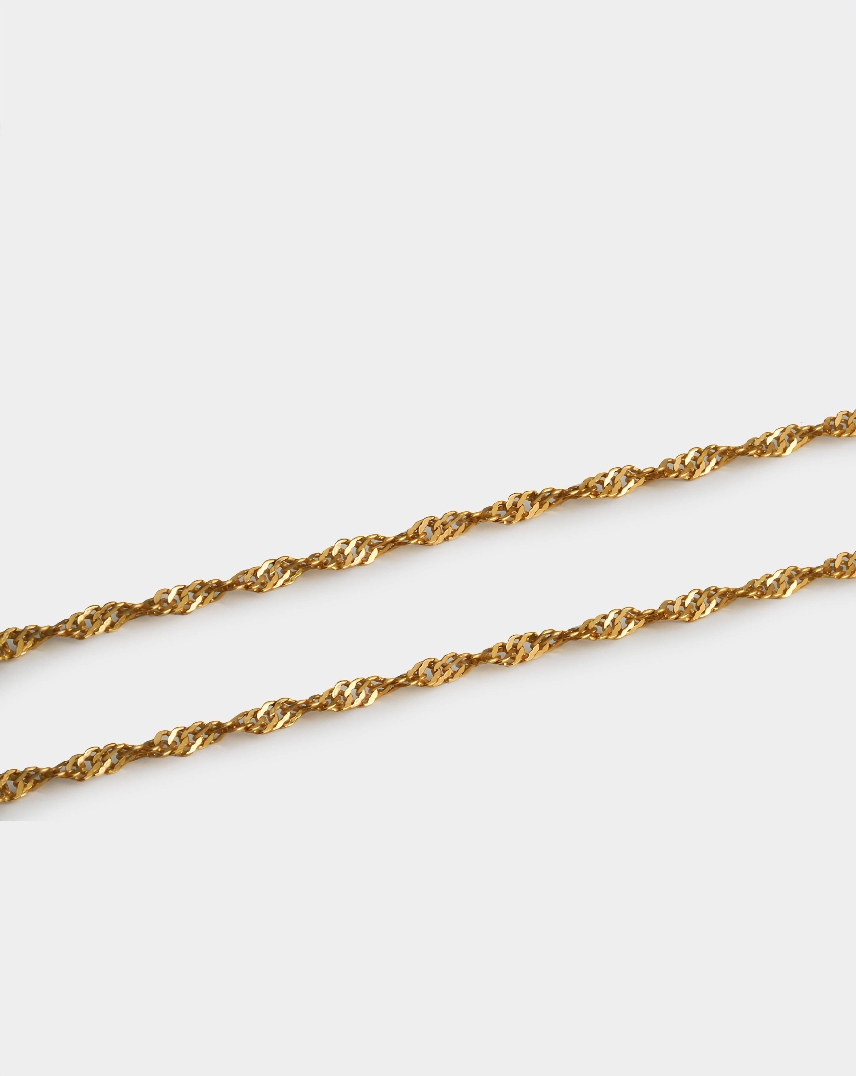 Curved Chain Necklace – Acardi