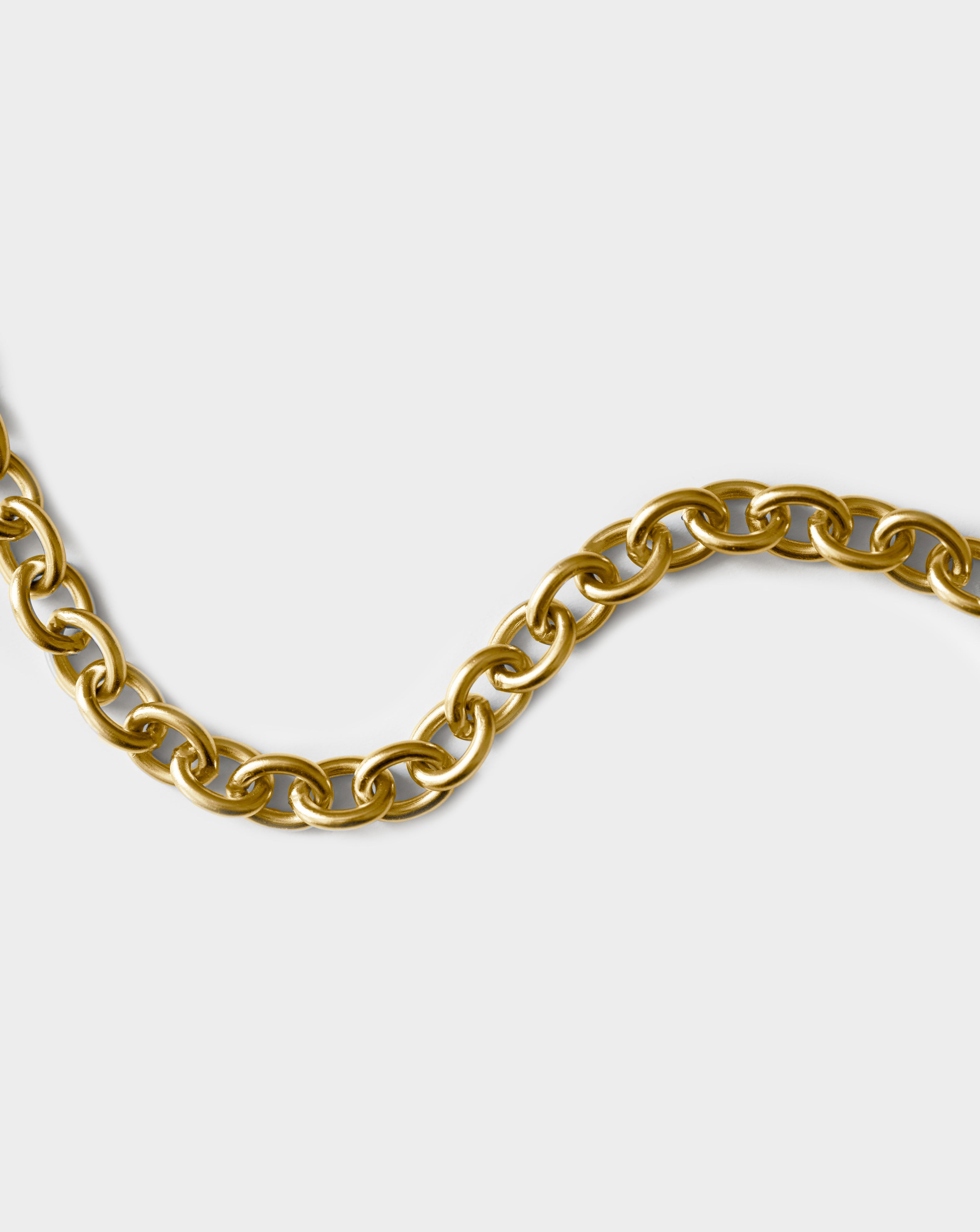 Men's Gold Loop Chain Necklace Acardi