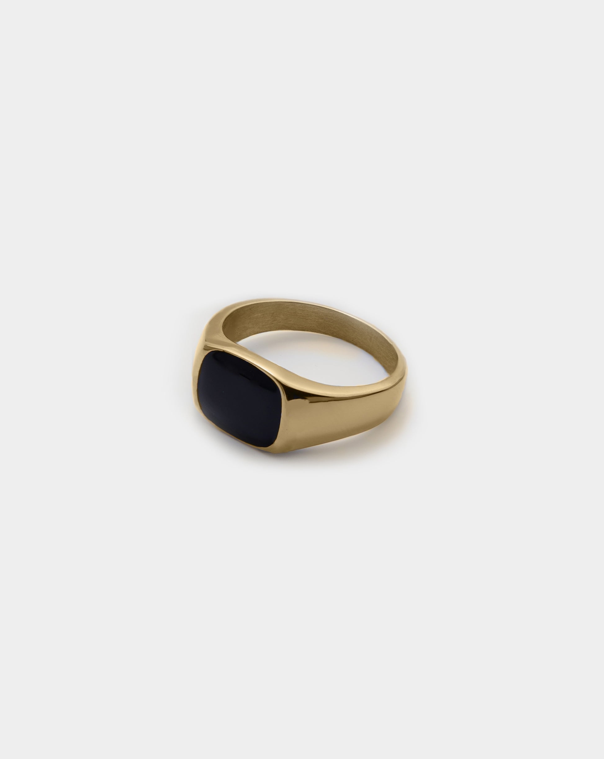 Men's Gold Signet Ring Side image Acardi